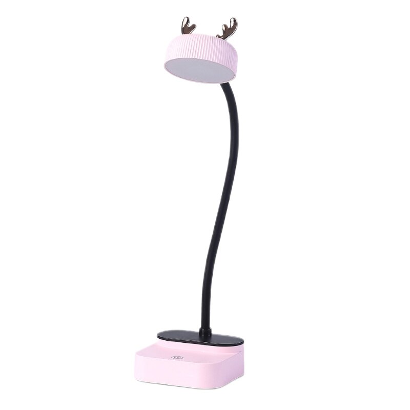 LED Desk Lamp, Touch Control Desk Lamp, 360°Flexible Desk Lamp Rechargeable Desk Lamp for students Dormitory Reading: PK
