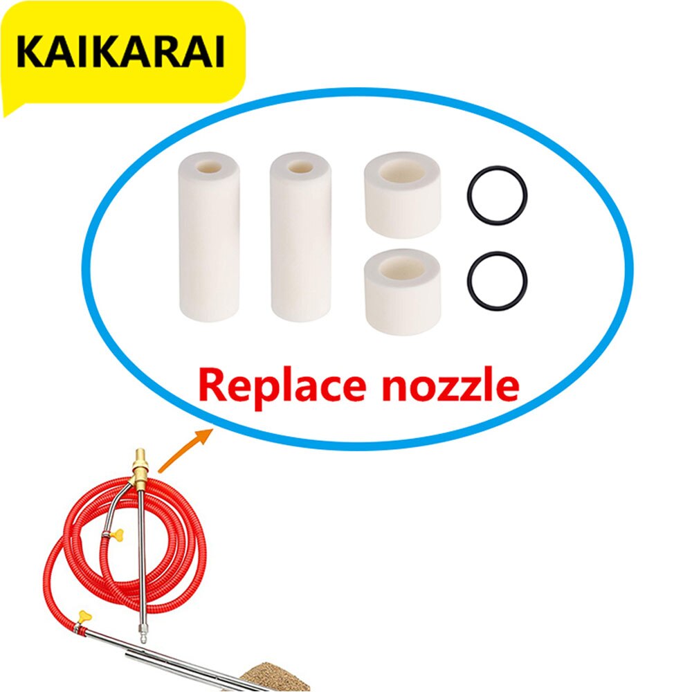 2Set Pressure Washer Sandblasting Nozzle Tip Wet Sandblaster Lance Nozzle Replacement For High Pressure Washers Tool 5000PSI