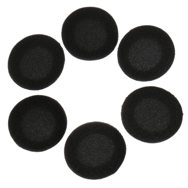 10 stuks zwarte oorkussens van spons voor sennheiser  px100, 80 px200 koss porta sporta pro ksc 35, 75 akg hoofdtelefoon/oortelefoon headset