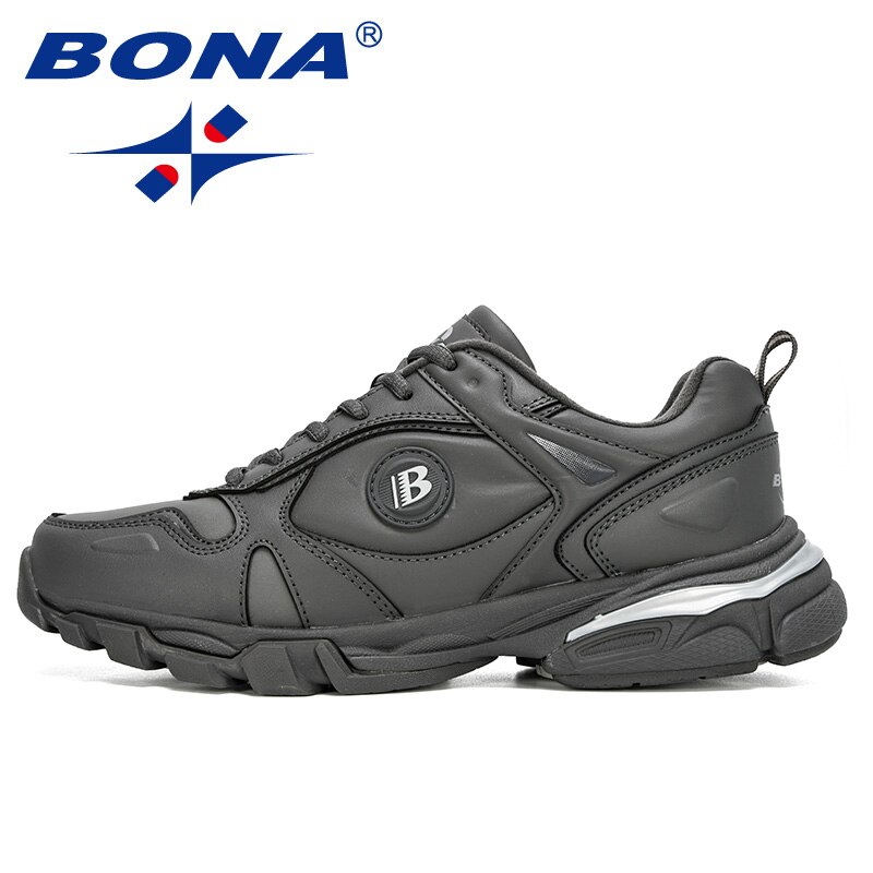 Bona classics style cow split hardloopschoenen heren outdoor sneakers comfortabele wandel- en joggingschoenen heren sportschoenen
