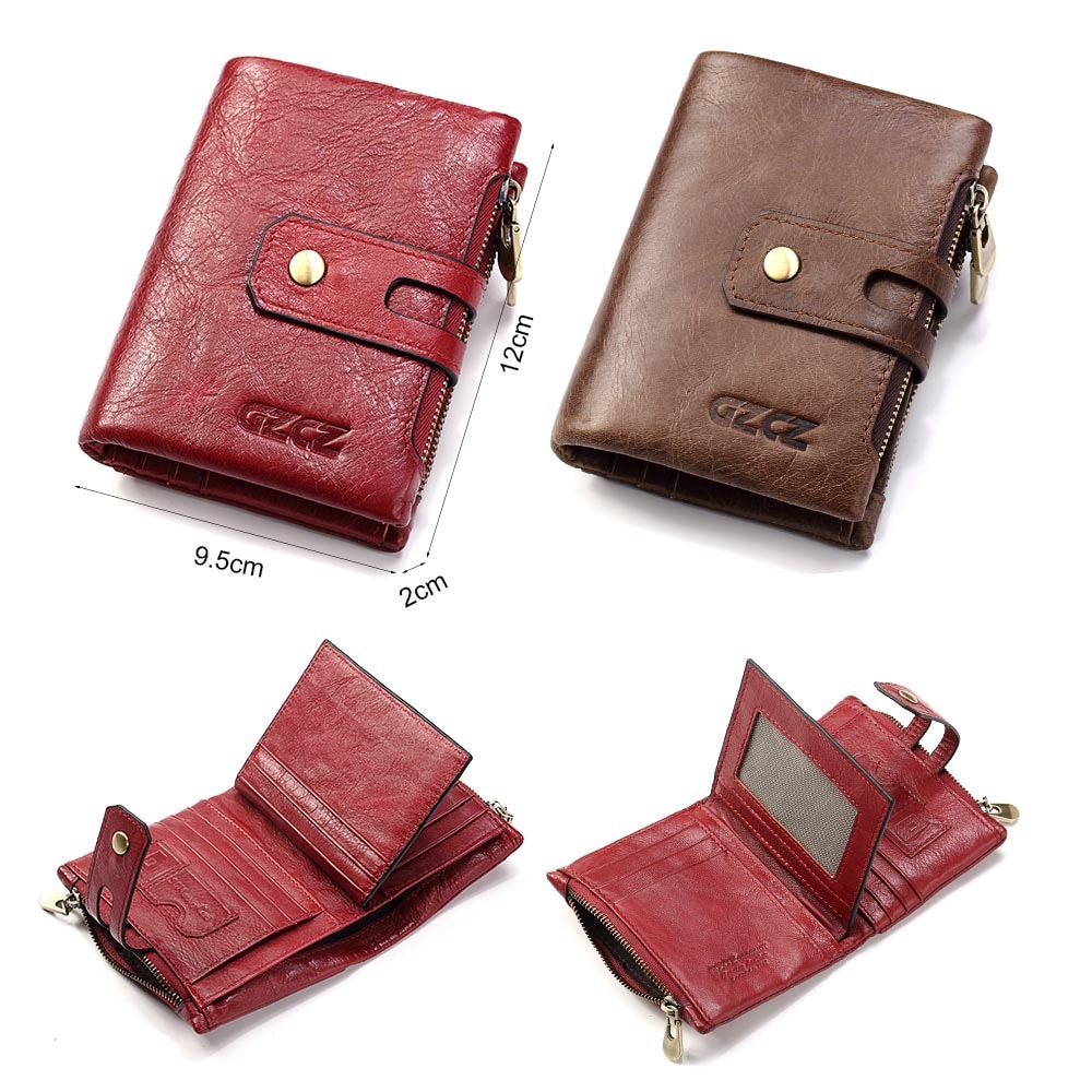 Wallet Women Wallets Real Leather Multi Pocket Female Purse Card Holder Pouch Portefeuille Carteira Walet for Women