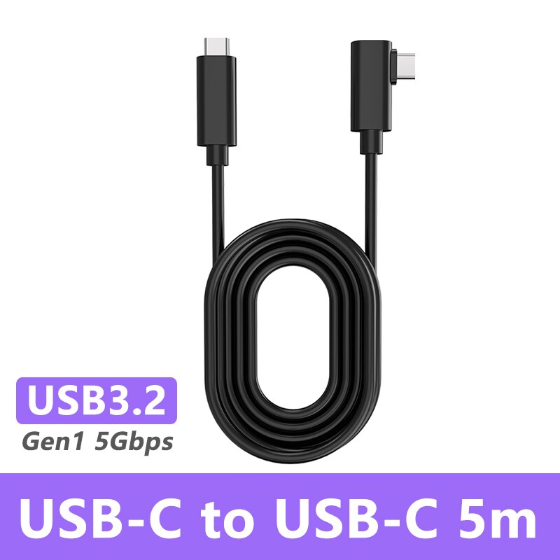 Cavo Meta Quest3 Link, 5 M, USB 3.2 Gen 1 Tipo C per Quest