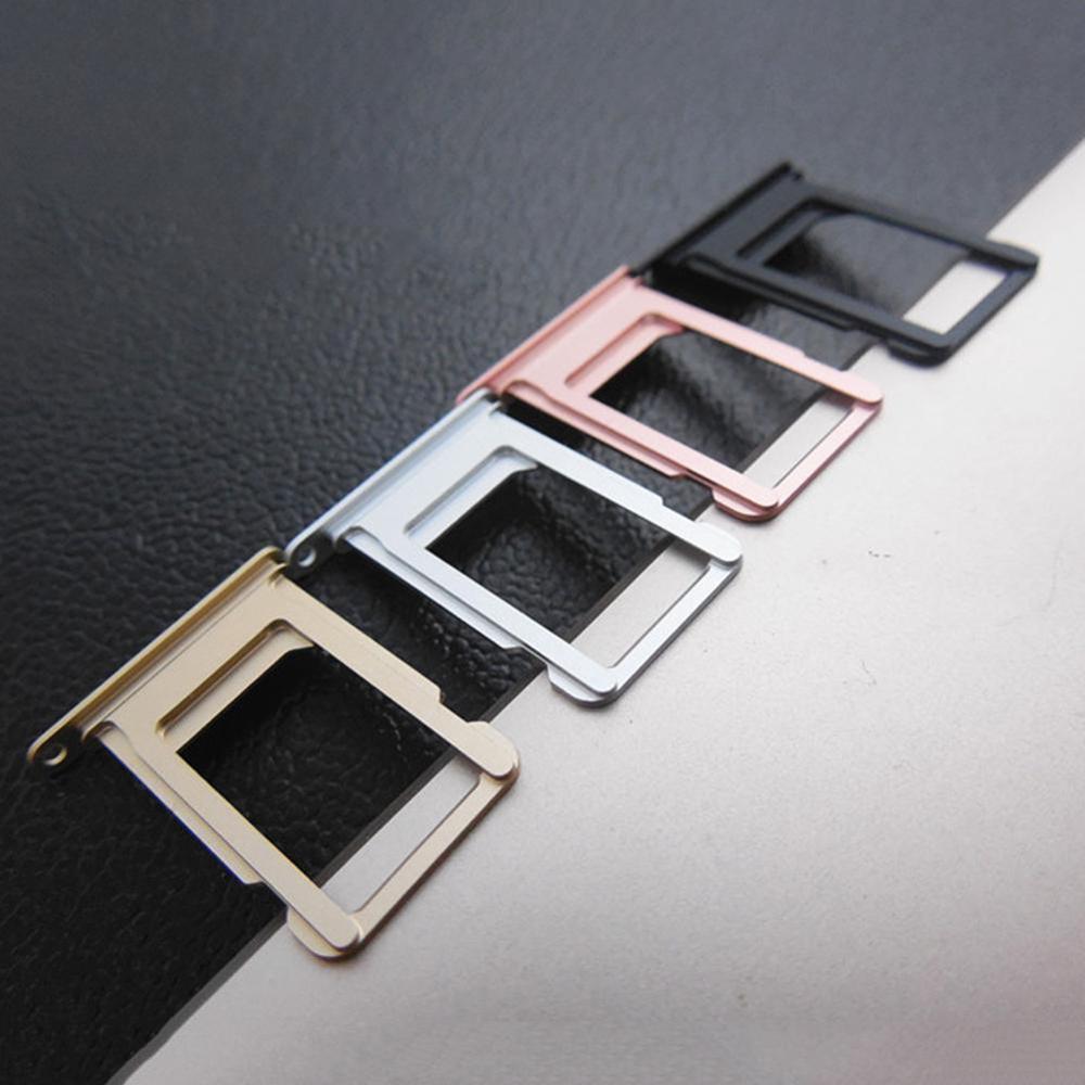 1 pc Metal Micro SIM Card Tray Holder Slot Replacement for iphone 6s 6s plus with Free Sim Card eject Pin Can print IMEI
