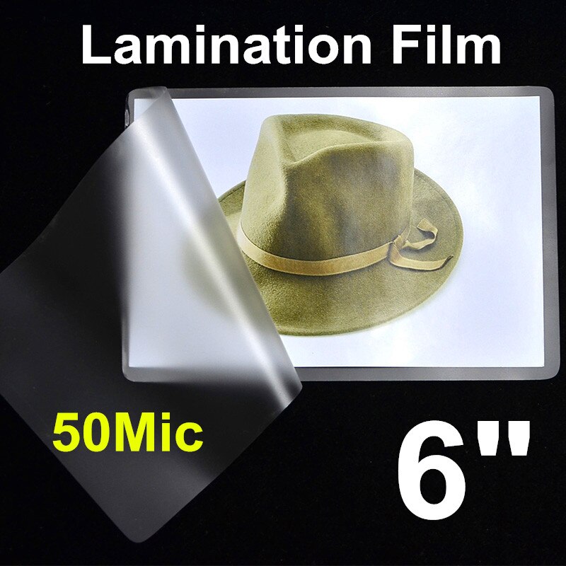 4R 50mic plastica laminazione marsupio film 100 pz