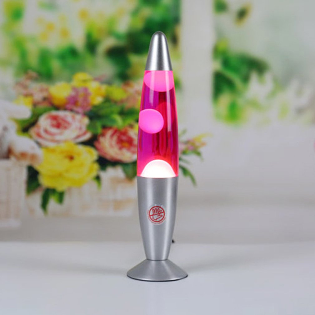 Cute Metal Base Lava Lamp Wax Volcano Style Night Light Jellyfish Nightlight Glare Incandescent Lava Lighting Lamps