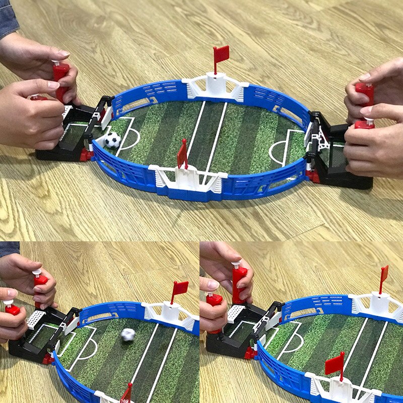 Mini Tabletop Soccer Game Desktop Mini Football Tabletop Arcade Game Fun Kids Adults Table Soccer LBV