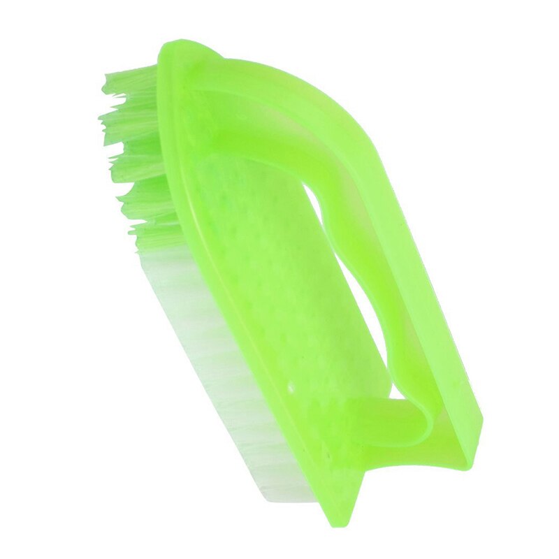 Groen Geel Plastic Handvat Kleding Schoenen Schoonmaak Borstels