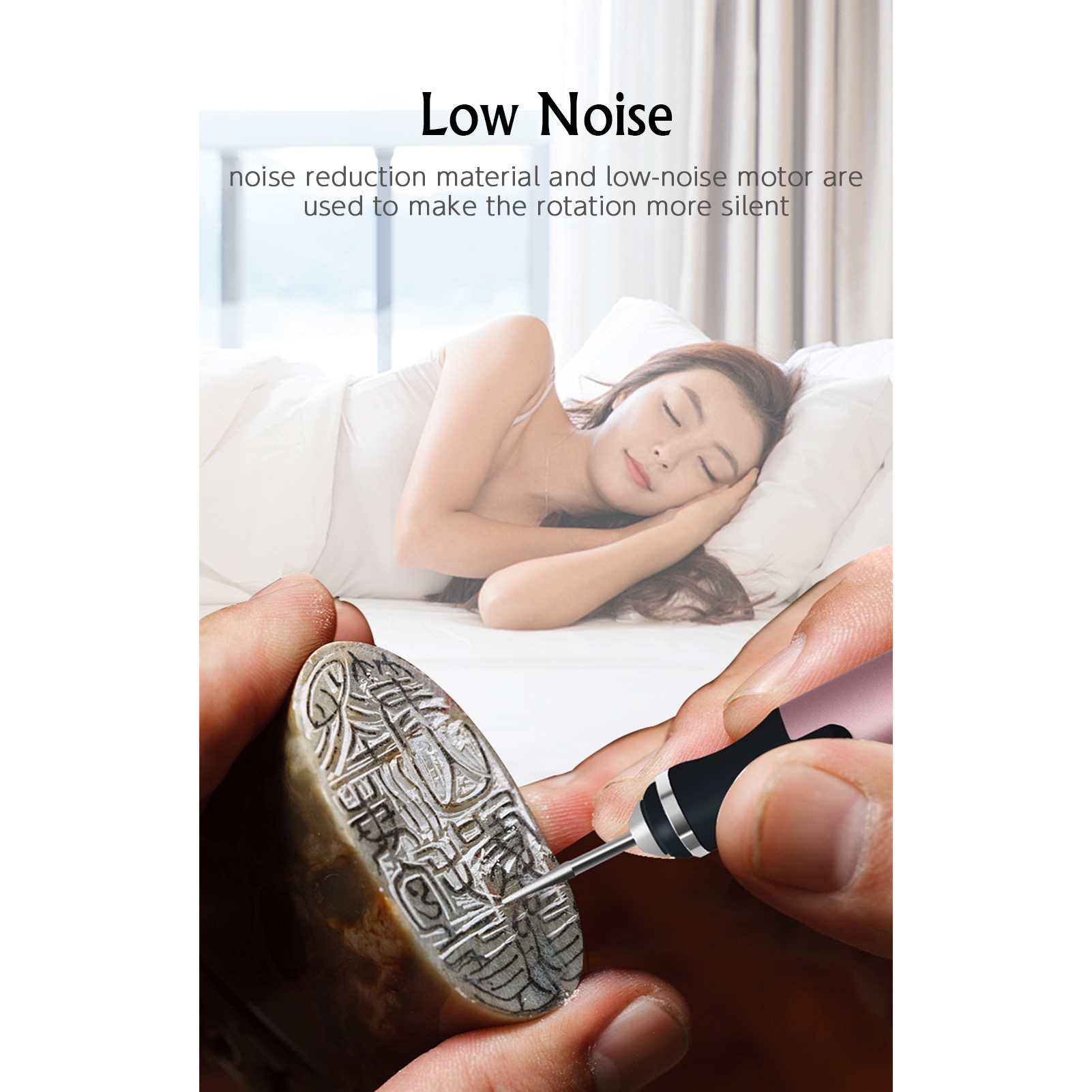 impostato di penne per smerigliatura elettriche portatili kit di penne per smerigliatrice ricaricabile mini penna per lucidatura con rettifica da 20 pezzi per lucidatura