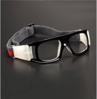 Professionelle Kinder Kinder Sport Brille Rahmen Rezept Outdoor Sport Fußball Ball Basketball Sicherheit Gläser für Kinder: black