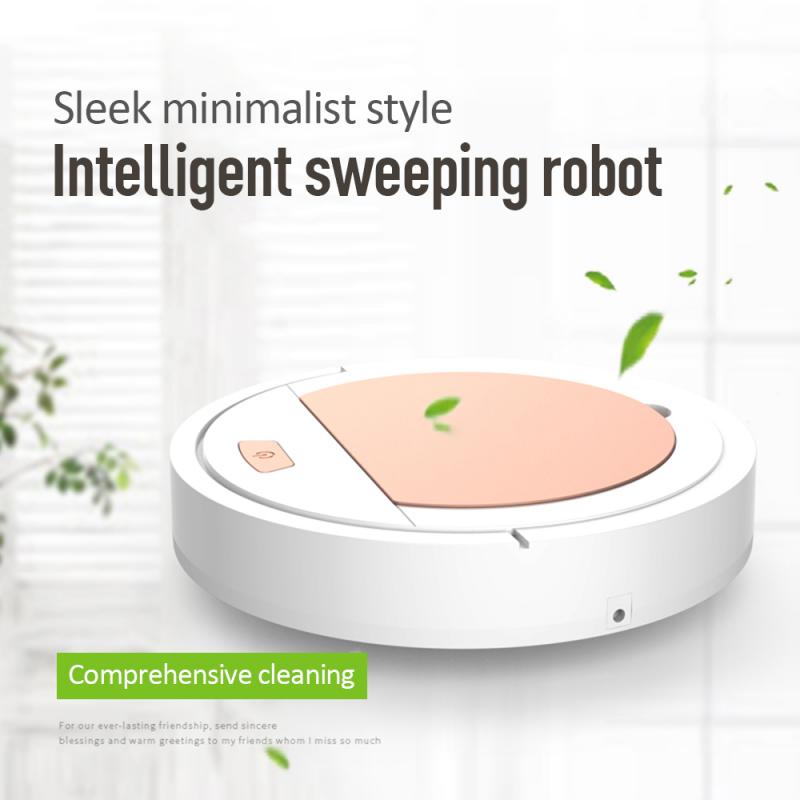 USB Charging Auto Robotic Vacuum Cleaner Floor Cleaner Sweeper Auto Dust Sweeper Machine Anticollision Home Indoor Clean Robot