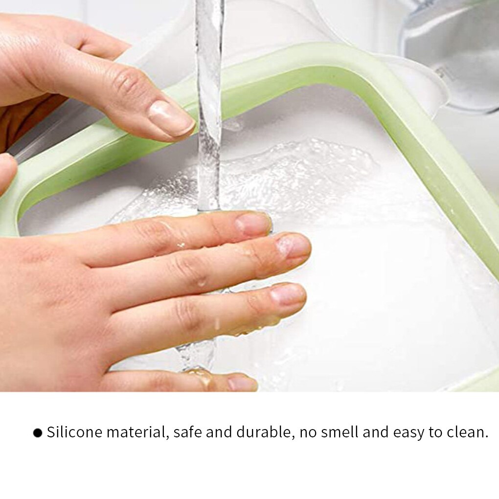 Sandwich Lunch Box Portable Toast Container Silicone Plastic Bread Packer For School Office #rbu