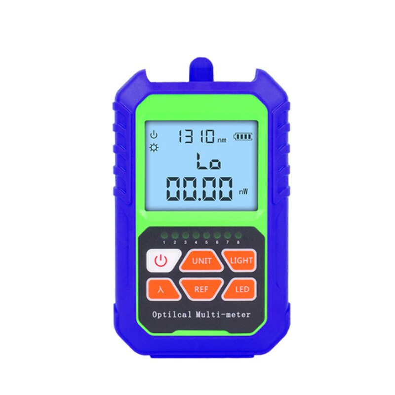 2 IN 1 High Accuracy Optical Power Meter with RJ45 Fiber Tester Self-Calibration with 6 Wavelengths