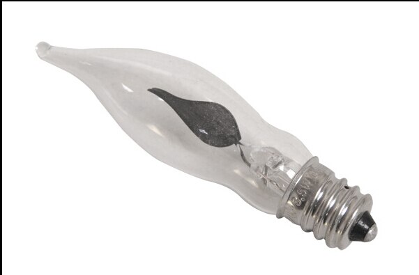 E12 1,5 w kerze glühbirnen 220v 120v flamme blinkt wirkung 18*71mm