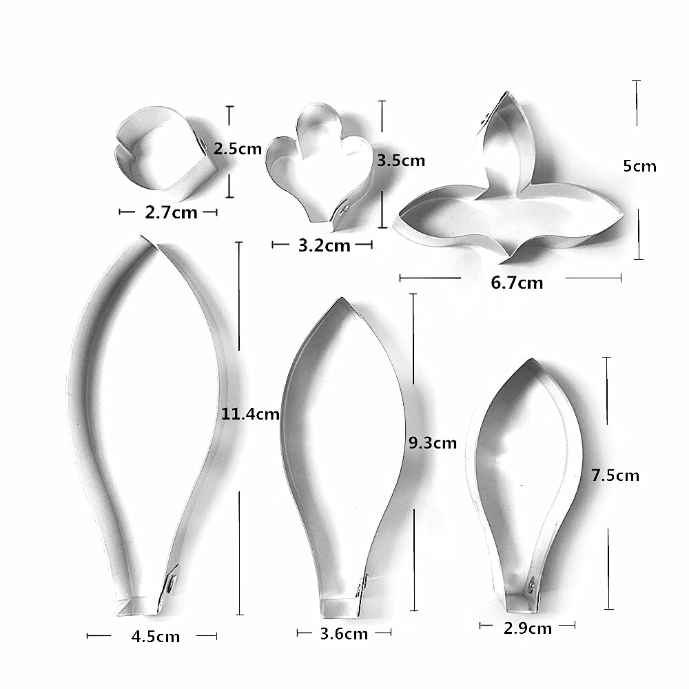Dendrobium bigibbum fondant suikerbloem uitstekers bakken taartdecoraties polymeerklei koud porselein gumpaste gereedschappen