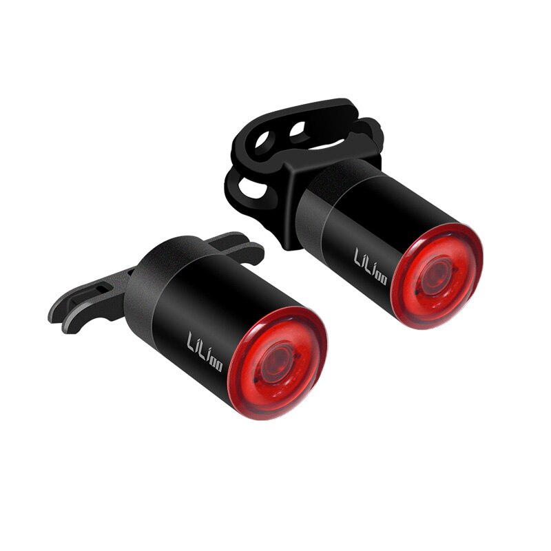 Bicycle Touch Smart Sensor Taillight Brake Vibration Induction Bike Rear Light USB Fast Charge MTB Road Bicycle Tail Light: Set J