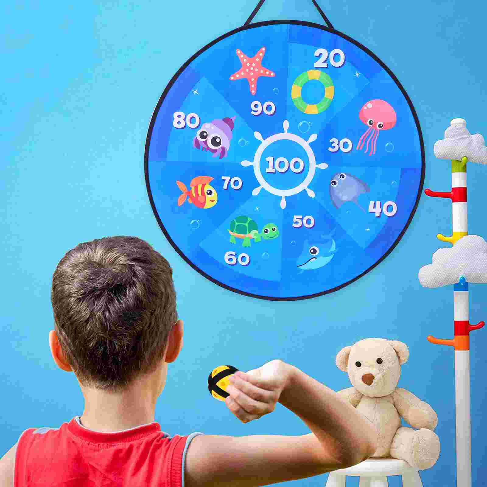 1 Set of Dart Board Goo Dart Board Sticky Target for Kids Playing