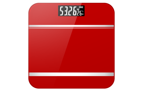 Human Body Weight Scale Electronic Bathroom Digital Weight Scale Smart Machine Pese Personne Weight Loss Supplies DE50TZ: red