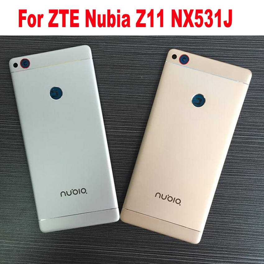 Originale Della Copertura Posteriore Della Batteria dell'alloggiamento del Portello Posteriore di Caso per ZTE Nubia Z11 NX531J con la Macchina Fotografica Obiettivo di Vetro