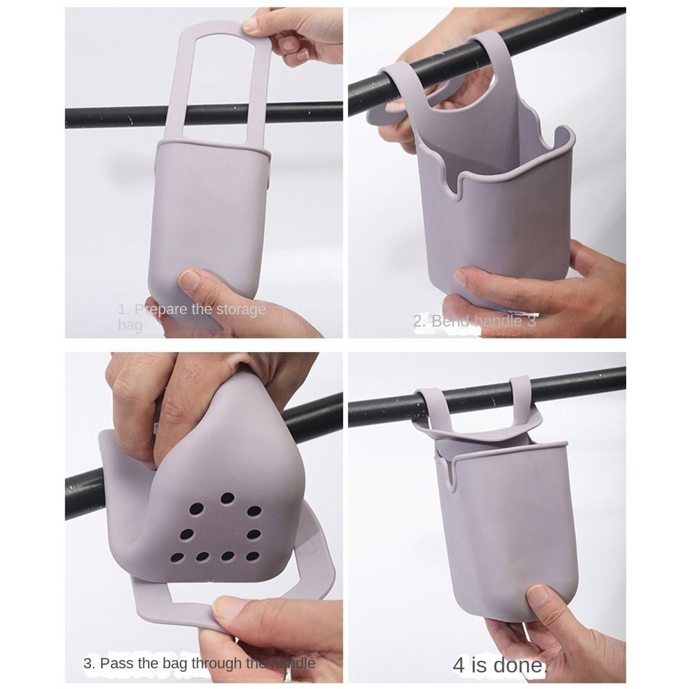 Simpatici portabicchieri in silicone di grande capacità portatile passeggino portabicchieri borsa portaoggetti per bottiglie sacchetti per bottiglie d'acqua con faccia di cartone animato