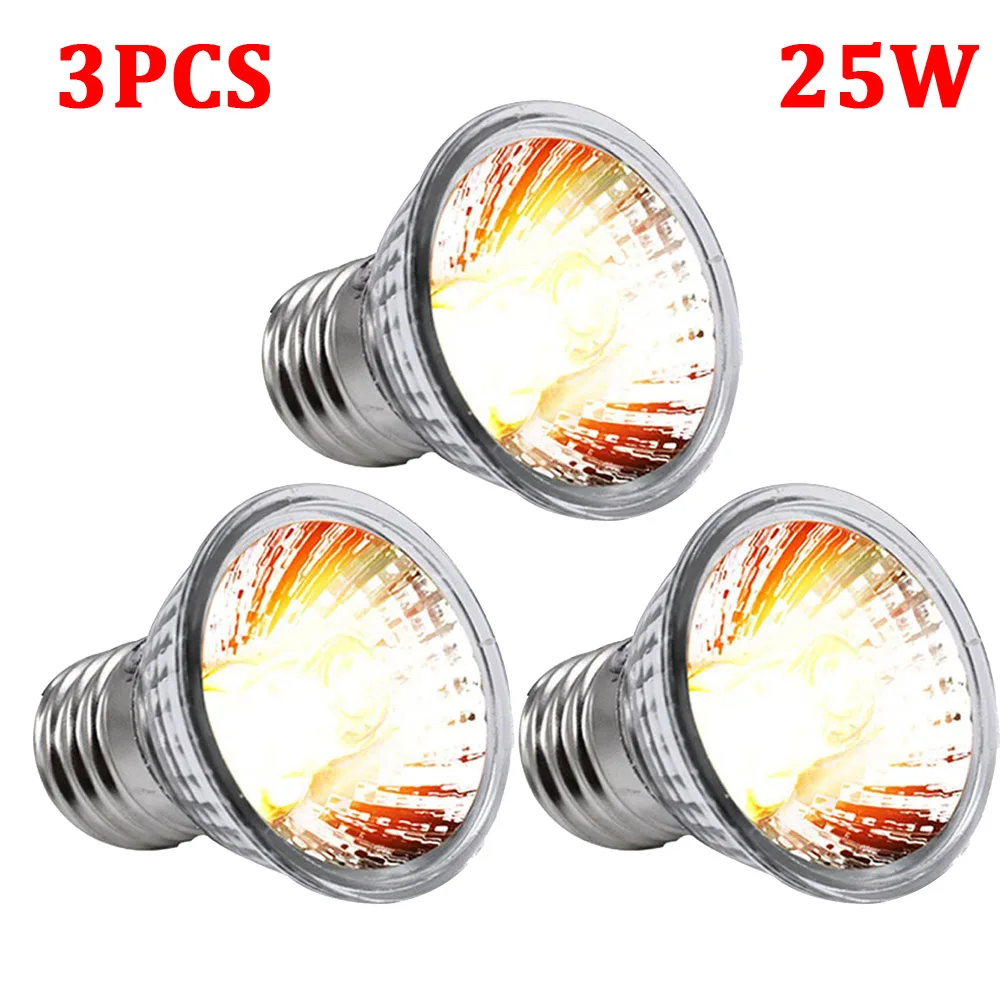 1-3 stuks reptielenlamp 25/50/75w uva+uvb 3.0 warmtelampen voor huisdieren schildpadden zonnebaden uv-lampen temperatuurregeling voor amfibieën en hagedissen: Pruim