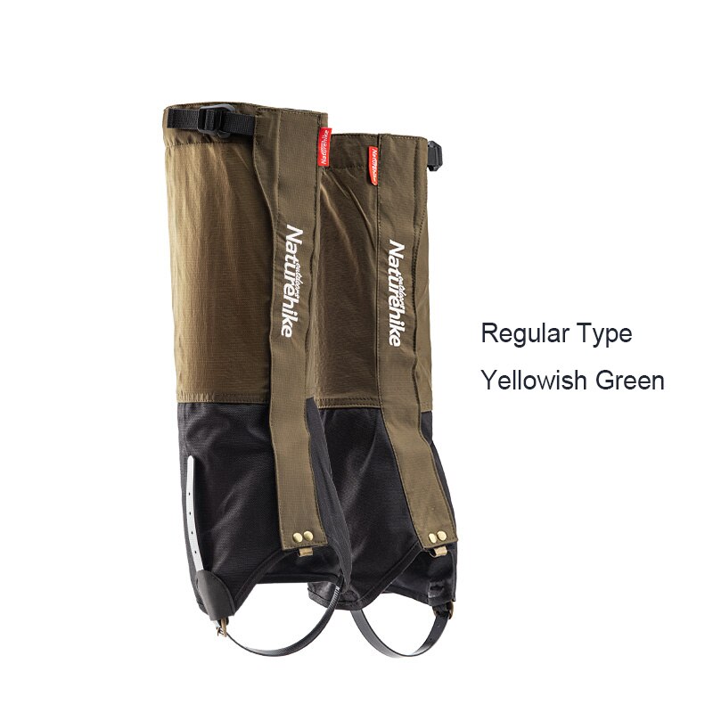 Naturehike – guêtre de randonnée, Camping, Trekking, protection du bas des jambes, couverture de Legging, imperméable, Durable, enveloppe de mollet: Regular YellowGreen