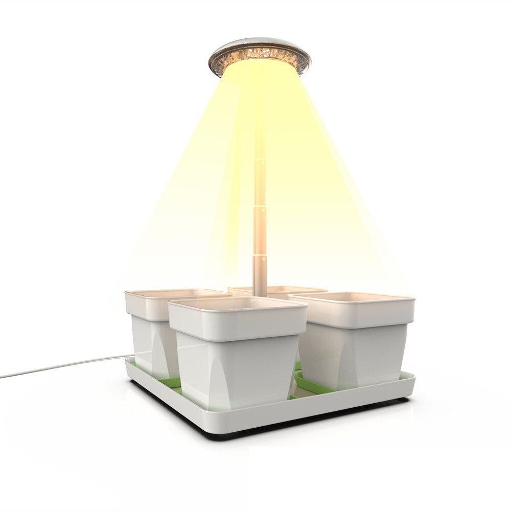 Hydroponics Growing System Indoor Herb Garden Starter Kit With Timer Control Led Grow Light Smart Nursery Pot For Home Kitchen