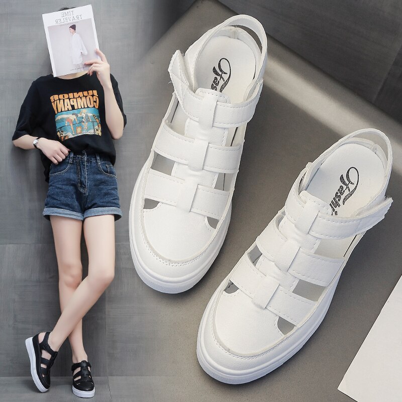 Womens Shoes Closed Toe Sandals Increasing Height Med Espadrilles Platform Summer Heels Suit Female Beige Clogs Wed