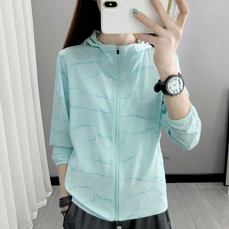 Chaqueta de protección solar ultrafina Unisex, ropa deportiva de pesca y ciclismo, con capucha y protección solar, ideal para el verano: C / XXXL