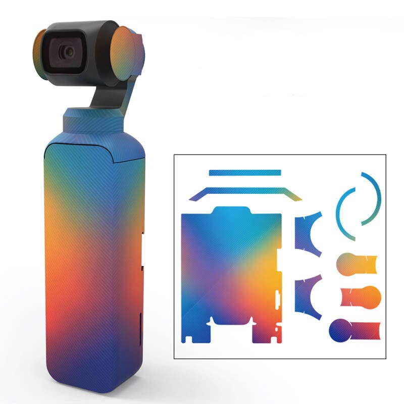 Body Decals For DJI OSMO POCKET Accessories Waterproof 3M PVC Stickers Body Decals Film For OSMO POCKET Handheld Gimbal Camera: Grey