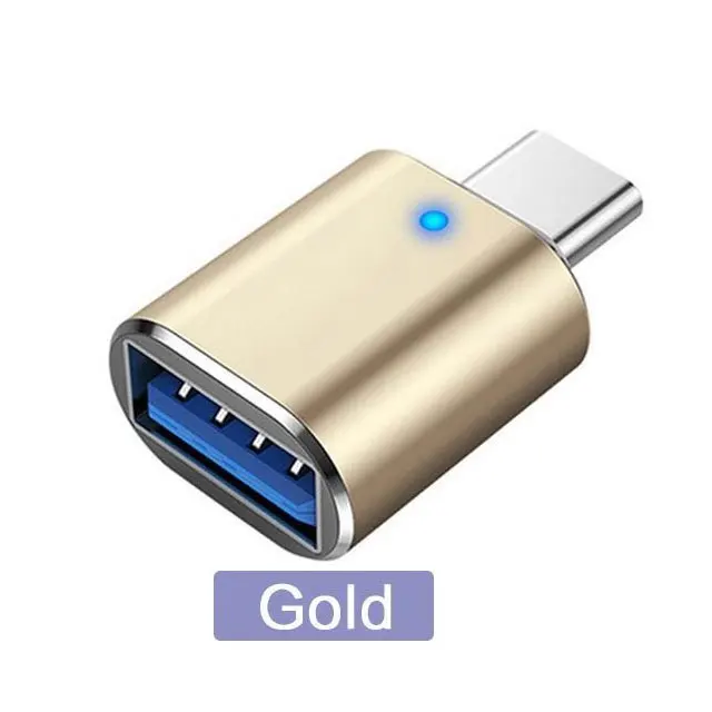 STONEGO USB do USB Dapter kabel OTG typu C męski do USB 3.0 2.0 żeński kabel do MacBook Pro Samsung Adapter typu C: WHITE