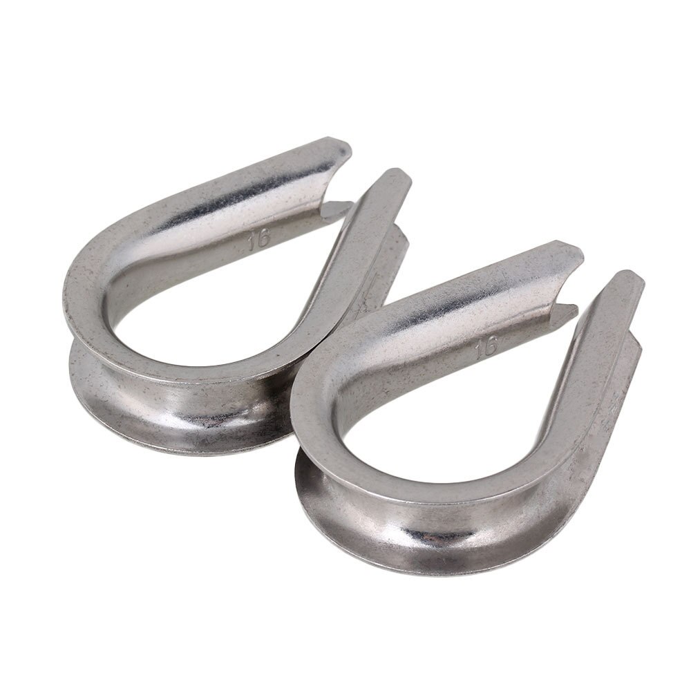 2 x M16 Filo Corde Ditale Resistenza Alla Corrosione In Argento In Stile Europeo