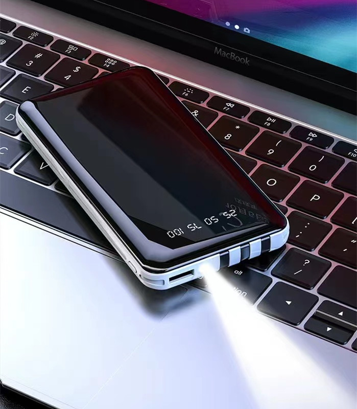 Mobile powerbank 50000 mah, vollbild , 3 usb-anschlüsse, tragbar, für notfälle im freien, schnellladefunktion, externer akku für samsung, xiaomi und iphone