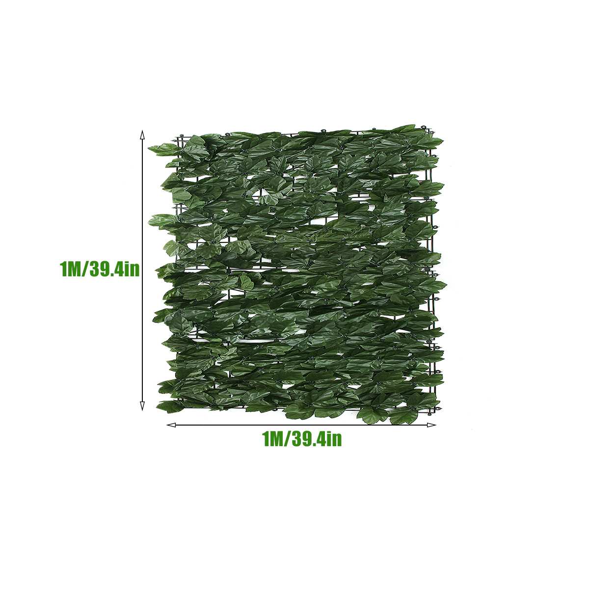 Porta de parafusos artificiais 100*100/50cm, jardim, planta, cerca, tela de privacidade, para trás, decoração para casa, paredes verdes cerca para jardim: 1x1M  Maple Leaf