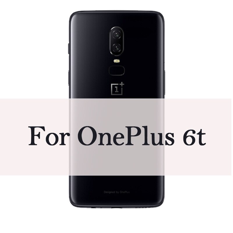 Anti-fingerprint HD Transparent Back Film Sticker For OnePlus 6 6T 7 7 Pro Dustproof Waterproof Skin Back Screen Protector Films: For OnePlus 6T