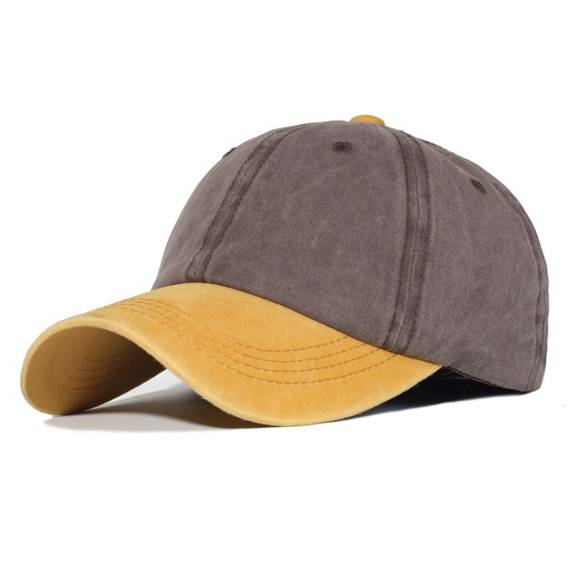 Wassen Splitsen Soft Top Verstelbare Mannen Dad Hoed Shading Zomer Outdoor Zon Bescherming Unisex Hip Hop Baseball Cap Snapback: 2