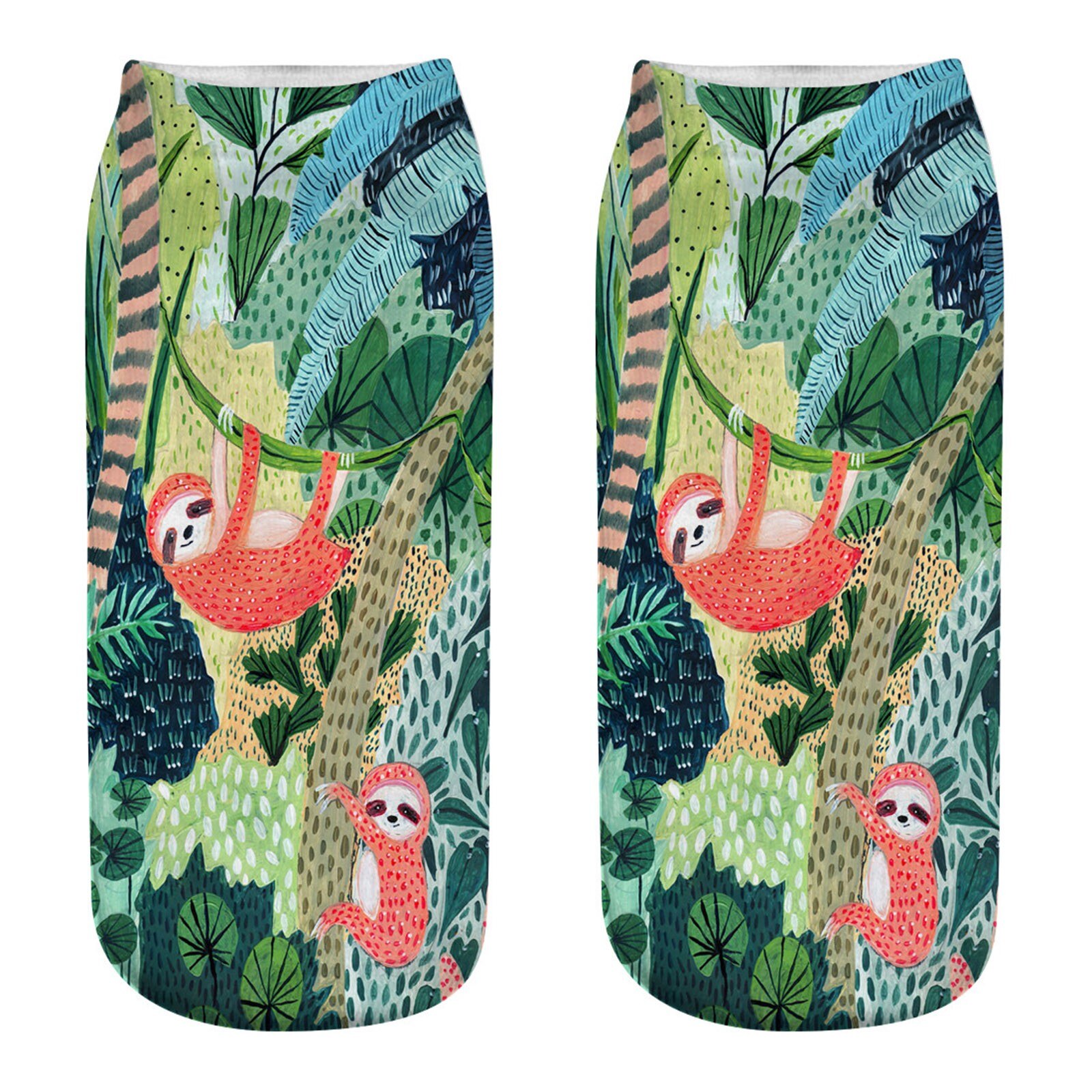Casual Work Business Women Socks 3d Animal Print Medium Sports Socks Cute Soft Soft Autumn Winter Sock Slippers