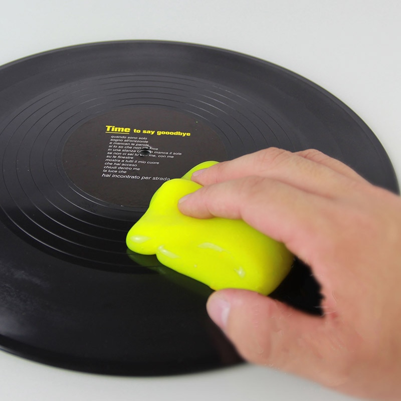 Magic Dust Cleaner Compound LP Vinyl Record Keyboard Clean Soft Rubber Turntable Vinyl Cartridge Clean Super Slimy Gel Compound