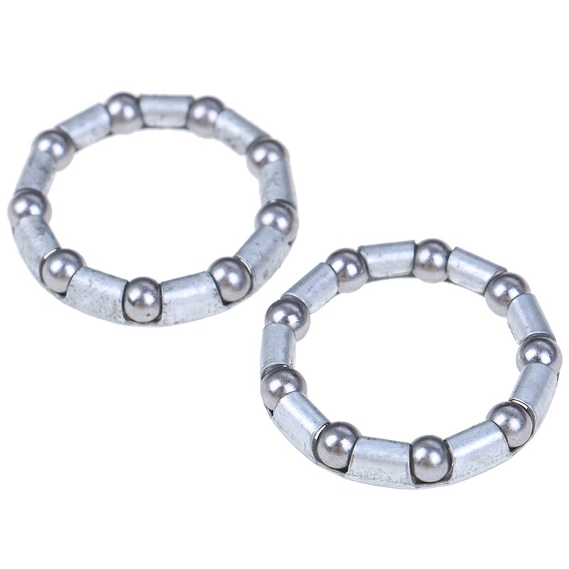 2Pcs 31mm Bicycle Bearing Bicycle Rear Wheel Axle 1/4 Inch x 9 Ball Bearing Cages Bike Cycling Shafts