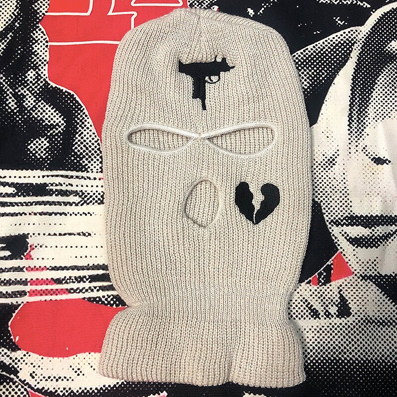 Passamontagna per casco da motociclista Bandana da uomo nera antivento moto Scooter maschera da sci a maglia calda cappello invernale copricapo sciarpa maschera: apricot