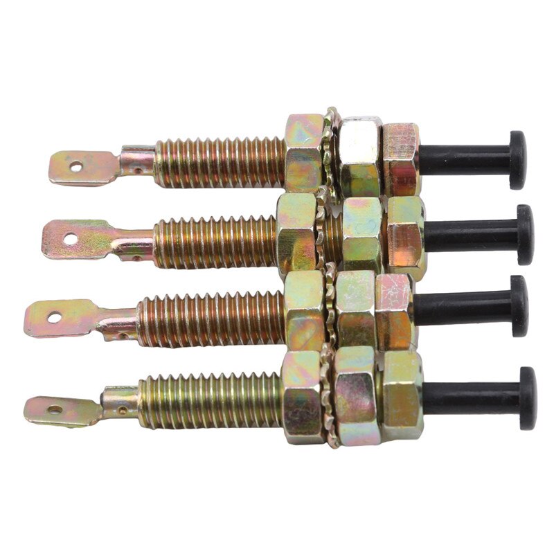 4pcs Car Hood Pin Switche Universal Engine Car Auto Trunk Bonnet Door Jamb Pin Switch Adjustable: Default Title