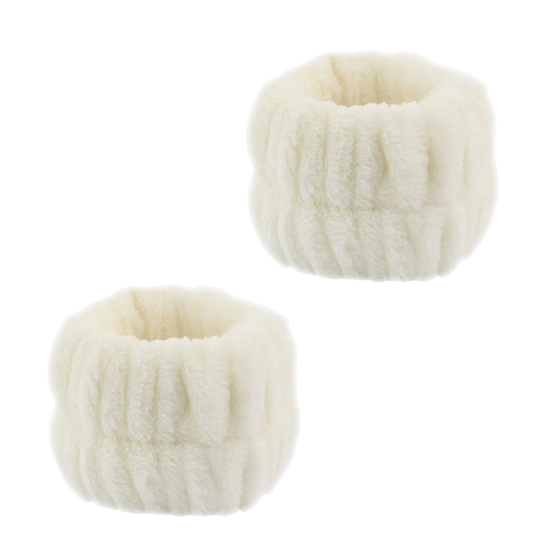 Bonita multifuncional para mujer, puños para lavar la cara, impermeable, absorbente de agua, diadema de terciopelo de algodón, accesorios para el cabello