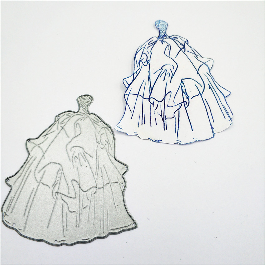 Ecool wedding dress Metal Cutting Dies New2019 for Card Making Icicle Craft Dies Scrapbooking Winter Die Cut Album Stencil Decor