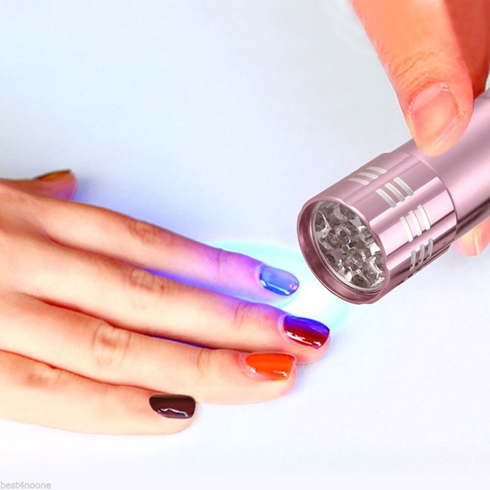 UV Lamp Nail Dryer Portable Mini LED Zaklamp Voor Nail Gel 15 s Snelle Droge Cure Snelle Droger Cure 4 kleuren Kiezen Nail Gel Cure