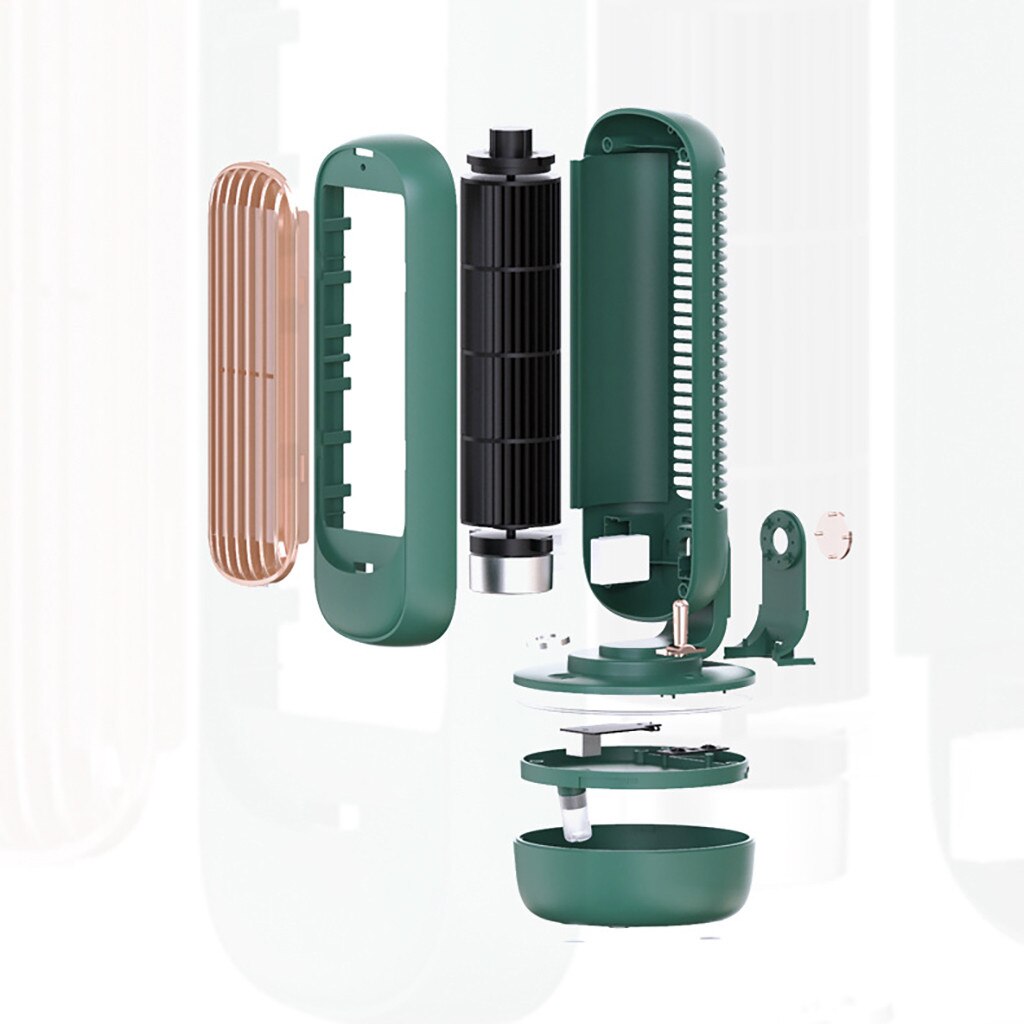 Fan Humidifier Office Air Purification Humidifier FLow Noise Colorful Portable Multi-function Mini Rechargeable Fan