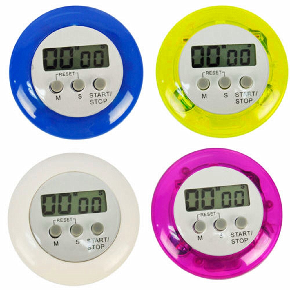 Mulfunctional Digital Magnetic LCD Stopwatch Timer Loud Alarm Convenience Kitchen Timer Tool for Cooking Baking Sports Games