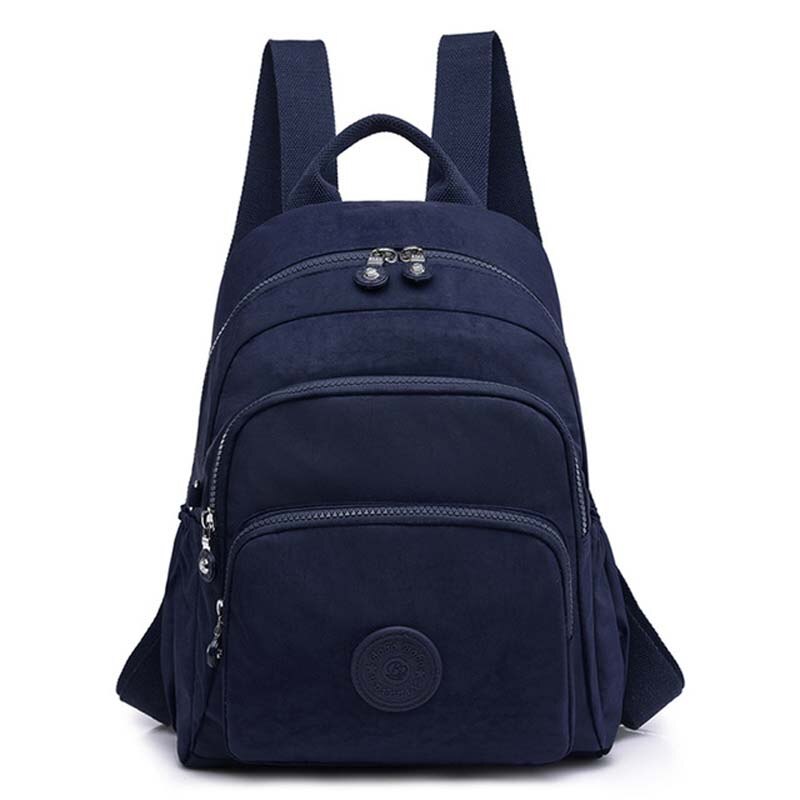 Tegaote Oxford Doek Nylon Rugzak Vrouwen Grote Capaciteit Vrouwen Rugzak Mode Studenten Tas Reistas: Deep blue