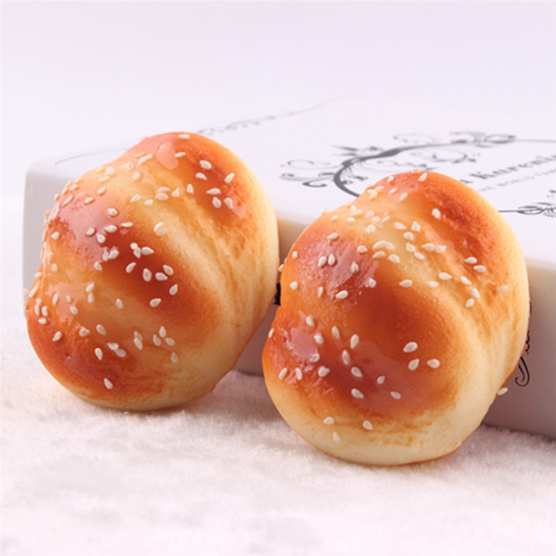 Cute Kawaii Squishy Buns Bread Pretend Play Kitchen Toys fragrancy Shape Marshmallow Bun toy