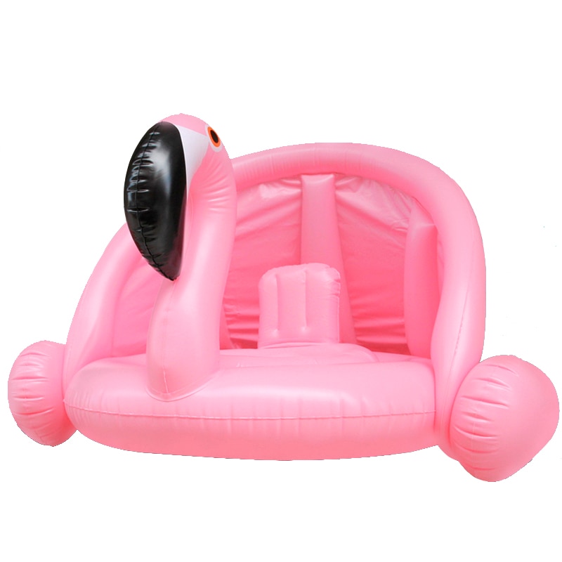Baby fortelt flydende seng oppustelig flamingo svane svømning flydende ring baby sæde flydende vand underholdning legetøj