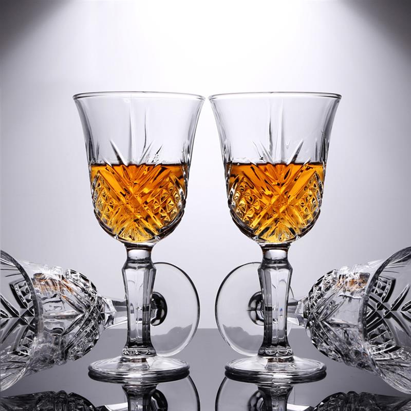 2pcs Wine Champagne Glass Red Wine Glass Cup 5.41oz Transparent Crystal Glasses Cup For Bar Party Drinking 160ml