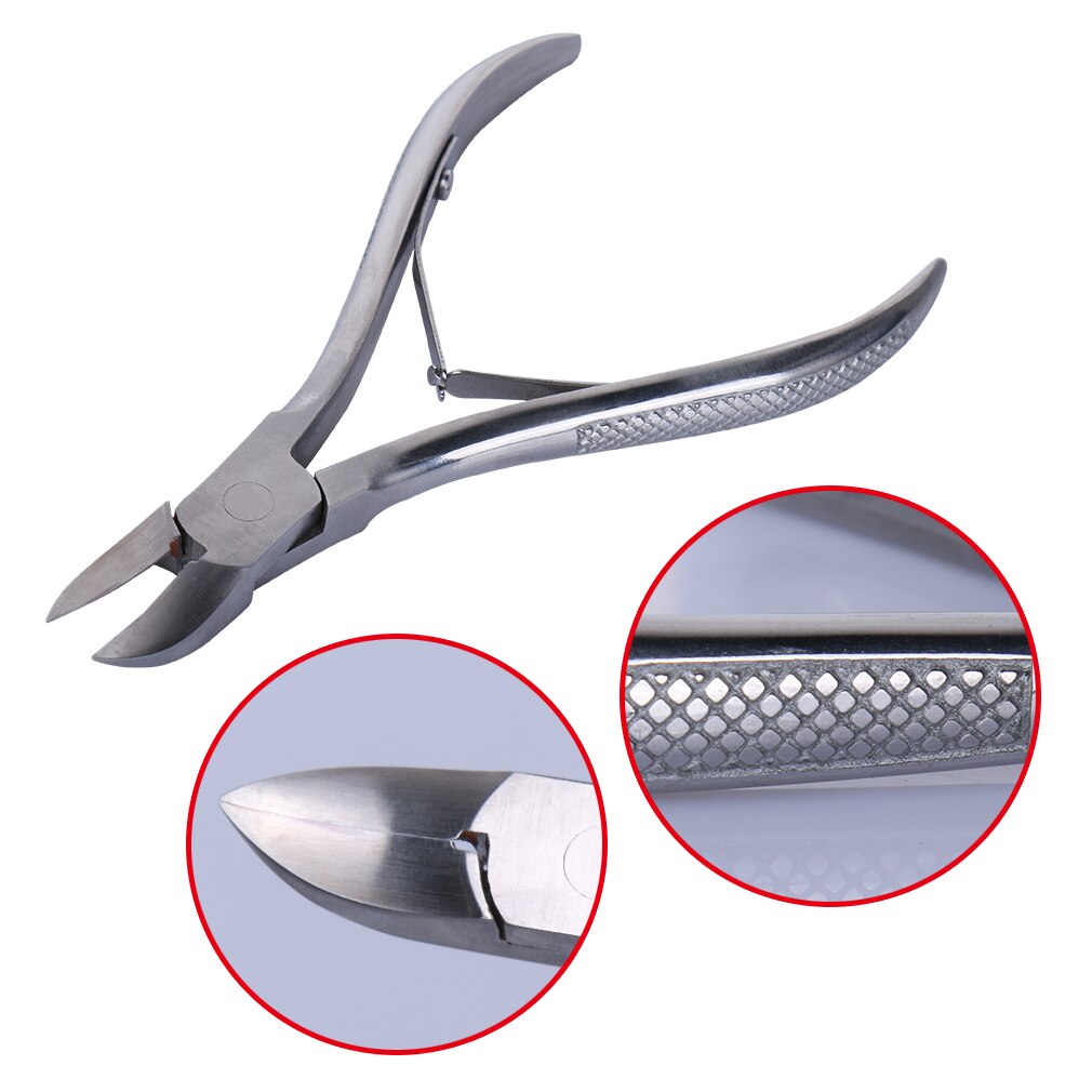 Stainless Steel Cuticle Nail Nipper Clipper Nail Art Manicure Pedicure Care Trim Plier Cutter Beauty Nail Tools